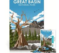 1000 Jigsaw Puzzle Great Basin National Park Seamless Cut Game Smart Mind Activity Peaceful Play Fun Birthday Hobby Gift (38x26cm)
