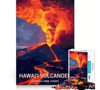 1000 Jigsaw Puzzle Hawaii Volcanoes National Park Seamless Cut Game Smart Mind Activity Peaceful Play Fun Birthday Hobby Gift (38x52cm)