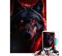 1000 Jigsaw Puzzle Inferno Eyes of The Wolf Difficult And Challenge Analysis And Logic Educational Games Suitable for People Aged 14 And Above (38x26cm)