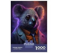 1000 Jigsaw Puzzle Koala Kriminal Jigsaw for Adults Brain Teaser Game Perfect Decoration Unique Birthday And Xmas Gifts 52x38cm/1000pcs