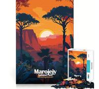 1000 Jigsaw Puzzle Marojejy National Park, Madagascar Seamless Cut Game Smart Mind Activity Peaceful Play Fun Birthday Hobby Gift (38x52cm)