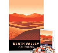 1000 Jigsaw Puzzle Mojave Death Valley Art Jigsaws for Adults Puzzle Stress Reliever Educational Challenge Challenging Game Gifts (38x52cm)
