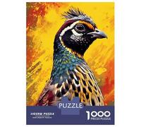 1000 Jigsaw Puzzle Quail Colorful Jigsaw for Adults Brain Teaser Game Perfect Decoration Unique Birthday And Xmas Gifts 38x26cm/1000pcs