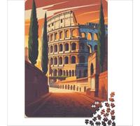 1000 jigsaw puzzle Roma Rome Colosseum | Stress Reliever Staycation Kill time Antistress Vacation at home Killing time 38x52cm