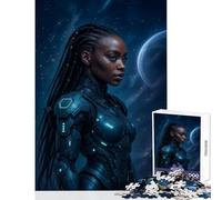 1000 Jigsaw Puzzle Sci-fi Warrior in Space Adult Jigsaw Puzzles Difficult Challenge Every Piece Is Unique - Challenging Game And Family Play (50x75cm)