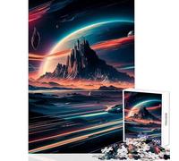 1000 Jigsaw Puzzle Space Traffic Jigsaws for Adults Puzzle Difficult Challenge Fun Activities at Home Unique Challenge Game (50x75cm)