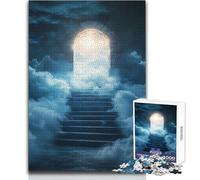 1000 Jigsaw Puzzle Stairway To Heaven Peaceful And Satisfying Pastime Perfect Interlock Precision Cut Toy Size 50x75cm