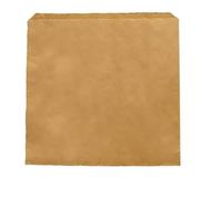 1000 KRAFT PAPER BAGS STRUNG 8" X 8" IDEAL FOOD NON FOOD ITEMS SHOPS OR HOME NEW