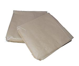 1000 Large Kraft Brown Strung Paper Bags Medium Size 10 x 10" / 250 x 250mm Fruit Veg Food Sandwich Grocery