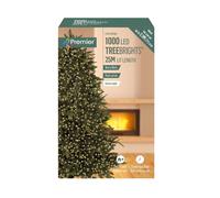 Samuel Alexander 1000 LED 25m Indoor Outdoor Christmas Multi Function Mains Operated String Lights with Timer in in Warm White