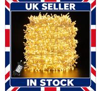 2000 Warm White Cluster Led String Lights Green Cable