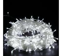 Shatchi 1000Cool White Led Clear Cable Multi Fun String Lights-100M