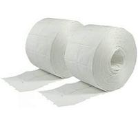 1000 lint free wipes (2 rolls x 500 pcs) GEL REMOVER PADS Cellulose swabs
