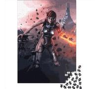 1000 Mass Effect Jigsaw Puzzles for Adults Teenager & Paper Puzzles Family Games 38x26cm/1000pcs
