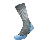 1000 Mile 1 Pack Ladies Fusion Repreve Double Layer Socks - 6-8.5 UK - Navy / Cornflower