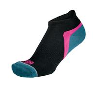1000 Mile 1 Pack Mens Active Low Cut Repreve Socks - Black / Teal - 12-14 UK