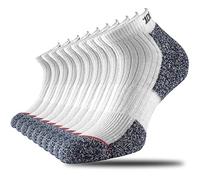 1000 Mile 10 Pair Multi-Pack Ultra Performance Low Cut Ankle Gym Workout Running Socks Womens White | Size UK 3-5.5