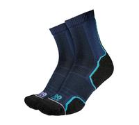 1000 Mile Womens 2266nls Socks, Navy, Teal, S EU