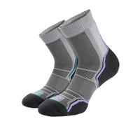 1000 Mile Womens Trail Sock - Twin Pack: Grey: M Size: M, Colour: Grey