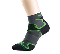 1000 Mile Adults Fusion Anklet Double Layer Socks Green XL