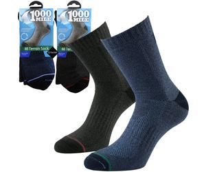 1000 Mile All Terrain Activity Walking Hiking Running Mens Blister Free Socks