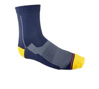 1000 Mile All Terrain Repreve Men's Socks | UK L in Navy/Yellow