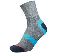 1000 Mile Approach Reprave Double Layer Socks Mens Navy Marl/Kingfisher