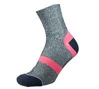1000 Mile Approach Repreve Double Layer Sock Navy Marl Mauve LM