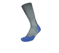 1000 Mile Fusion Repreve Double Layer Calf Length Men's Socks | UK M in Charcoal Marl/Royal Blue
