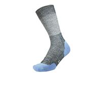 1000 Mile Fusion Repreve Double Layer Calf Length Women's Socks | UK S in Navy Marl/Cornflower