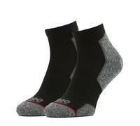 1000MILE SW Run Anklet Repreve Single Layer Twin Pack Black Lge