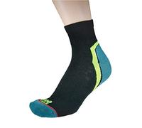 1000 Mile Mens 1478bl Socks, Black/Flou/Teal, L EU