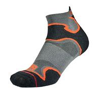 1000 Mile Men's 2023bx Socks, Black/Orange, XL EU