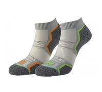 1000 Mile Mens Repreve Ankle Socks (Pack of 2)9 UK-11 UK Silver/Grey CS549