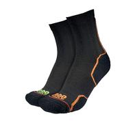 1000 Mile Mens 2266bl Socks, Black Orange/Green, L EU