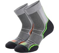 1000 Mile Mens Trail Sock Single Layer Socks Twin Pack - - Size: L