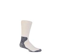 1000 Mile Men's "Wool Ultra" Cricket Socks with Cushioning - White - 1 Pair Pack