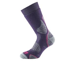 1000 Mile New Ladies Plum Single Layer 3 Season Walking Sock Blister Free Feet! Medium 6-8.5