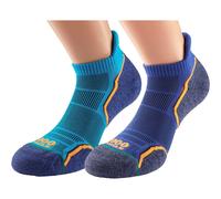 1000 Mile Unisex 2263kl RUN SOCKLET-TWIN PK KING/NY2263H -L (9-11) MENS, Blue, L EU