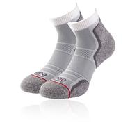 1000 Mile Run Anklet Sock Mens White/Grey - XLarge