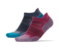 1000 Mile Unisex Running Socklet 2263H - Cushioned Low Ankle Twin Pack - Pink/Lavender S (UK 3-5)
