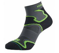 1000 MILE RUNNING SOCKS MENS FUSION CUSHIONED SPORTS ANKLE BLISTER BLACK WHITE
