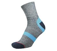 1000 Mile Socks - Mens Approach Repreve Double Layer Breathable Anti Blister - Navy / Kingfisher - Blue Nylon - Size UK 9-11