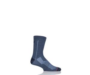 1000 Mile Socks Men's Tactel All Terrain Outdoor Walking Hiking in Blue - 1 Pair
