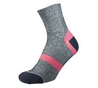 1000 Mile Socks Womens - Ladies Approach Repreve Double Layer Breathable Anti Blister - Navy / Kingfisher - Blue Nylon - Size UK 3-6