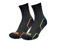 1000 Mile Mens 2266bm Socks, Black Orange/Green, M EU
