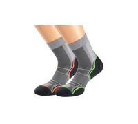 1000 Mile Trail Sock - Twin Pack: Grey: XL Size: XL, Colour: Grey