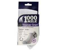 1000 Mile Ultimate Tactel Trainer Liner Double Layer Socks White - Small