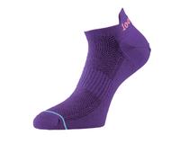 1000 Mile Ultimate Tactel Trainer Liner Double Layer Women's Socks | UK M in Purple