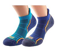 1000 Mile Run Single Layer Socklet Socks (Twin Pack) - SS25